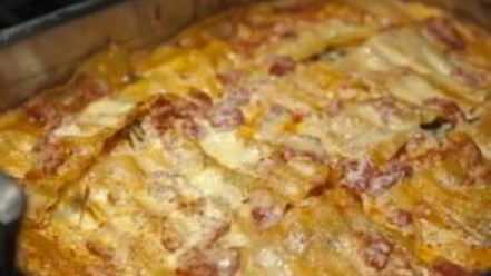 Рецепт лазаний с ветчиной