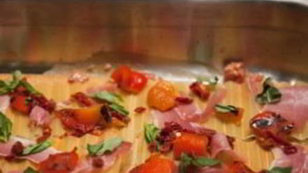 Рецепт лазаний с ветчиной