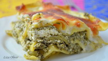 Рецепт Лазаний со шпинатом и рикоттой