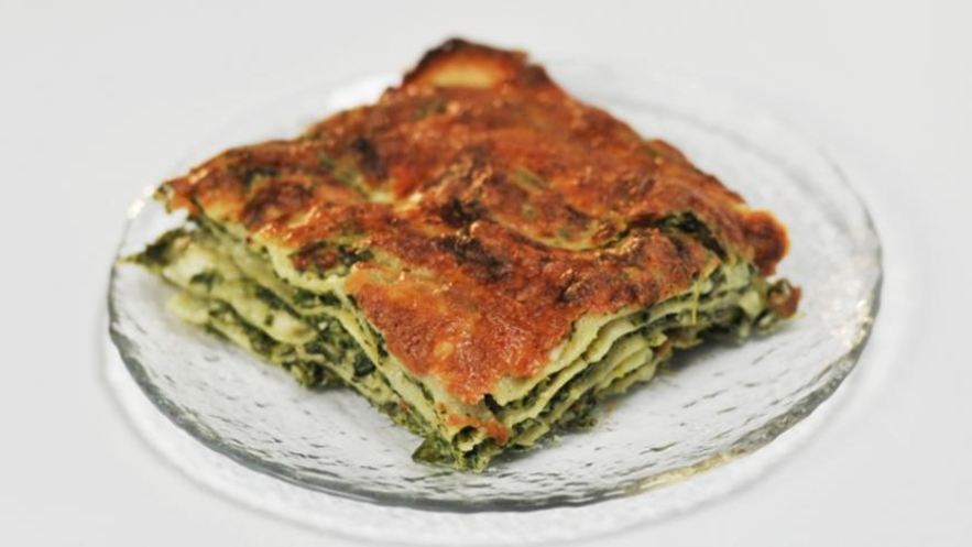 Рецепт лазаний со шпинатом