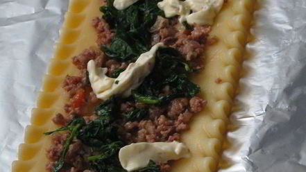 Рецепт лазаний в рулетиках