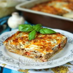 Рецепт Ленивой лазанья с грибами