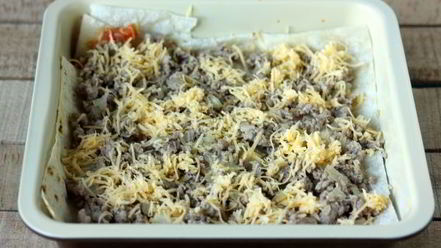 Рецепт ленивой лазанья с грибами