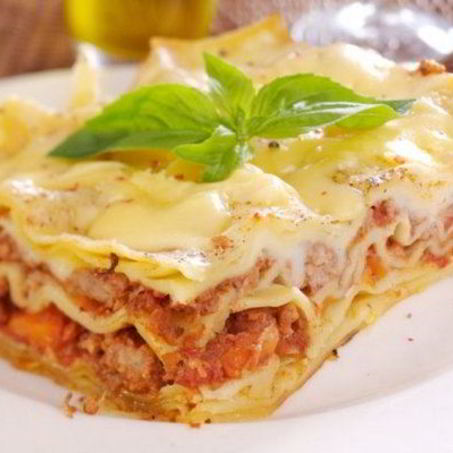 Рецепт Мясной лазанья под белым соусом