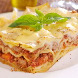 Рецепт Мясной лазанья под белым соусом