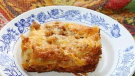 Рецепт мясной лазанья