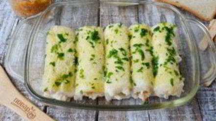 Рецепт рулета лазанья в чесночном хлебе