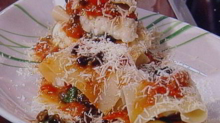 Рецепт рыбной лазанья с оливками