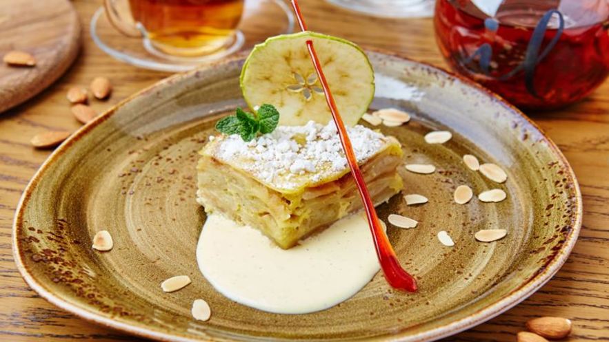 Рецепт яблочной лазанья