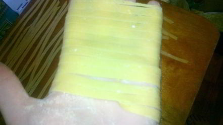 Рецепт домашней пасты с домашней курицей