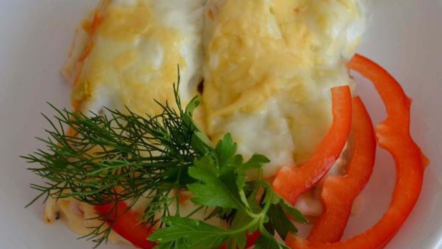 Рецепт каннеллоне под соусом бешамель