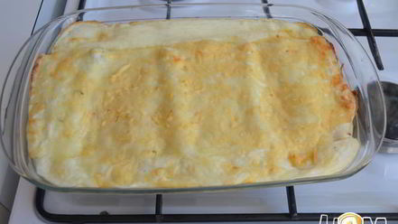 Рецепт каннеллоне под соусом бешамель