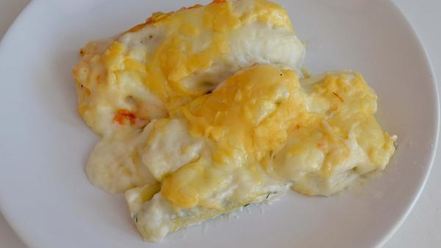 Рецепт каннеллоне под соусом бешамель