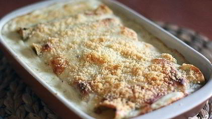 Рецепт Каннеллонь с фаршем в сливках