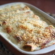 Рецепт Каннеллонь с фаршем в сливках