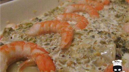 Рецепт каннеллонь с грибами и креветками под пикантным соусом