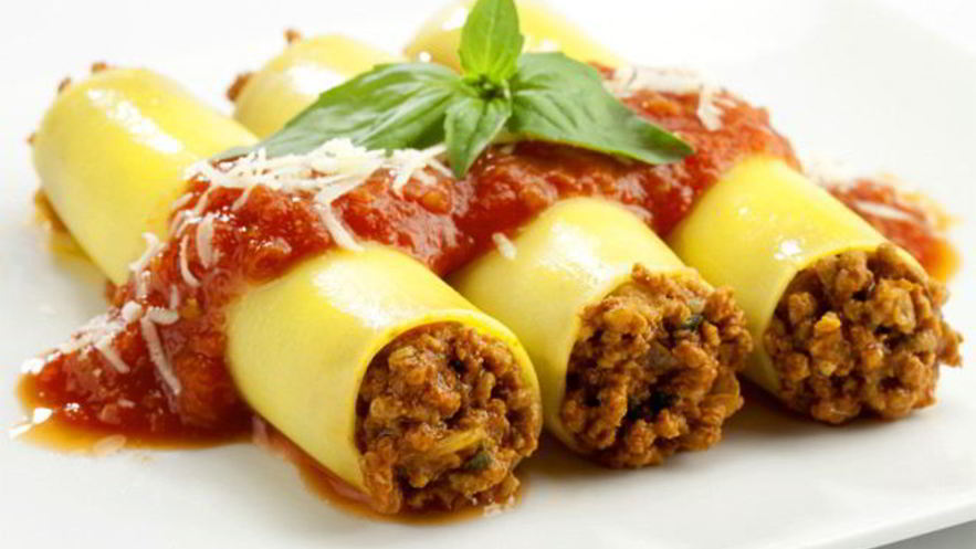 Рецепт каннеллонь с мясной начинкой в мультиварке