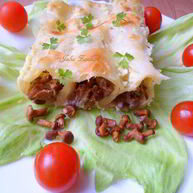 Рецепт Каннелоней с лисичками в сливочном соусе