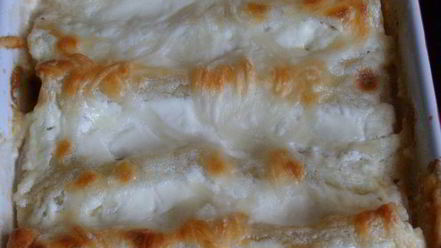 Рецепт каннелоней с лисичками в сливочном соусе