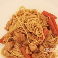 Рецепт Макарон с соевым соусом