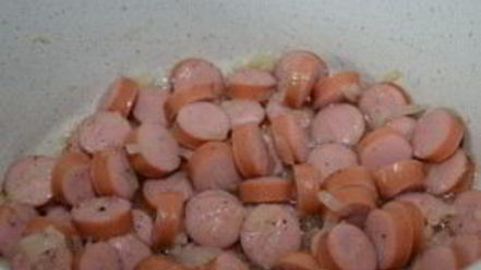 Рецепт макарон с сосиской в духовке