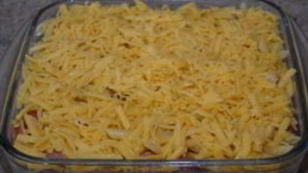 Рецепт макарон с сосиской в духовке