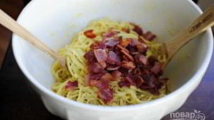 Рецепт макарон с яйцами