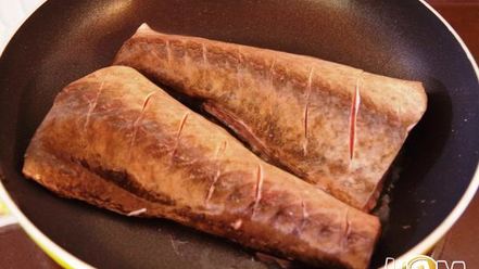 Рецепт осетра жаренного и паста с тыквой по-итальянски