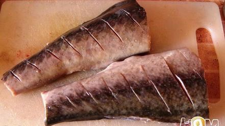 Рецепт осетра жаренного и паста с тыквой по-итальянски