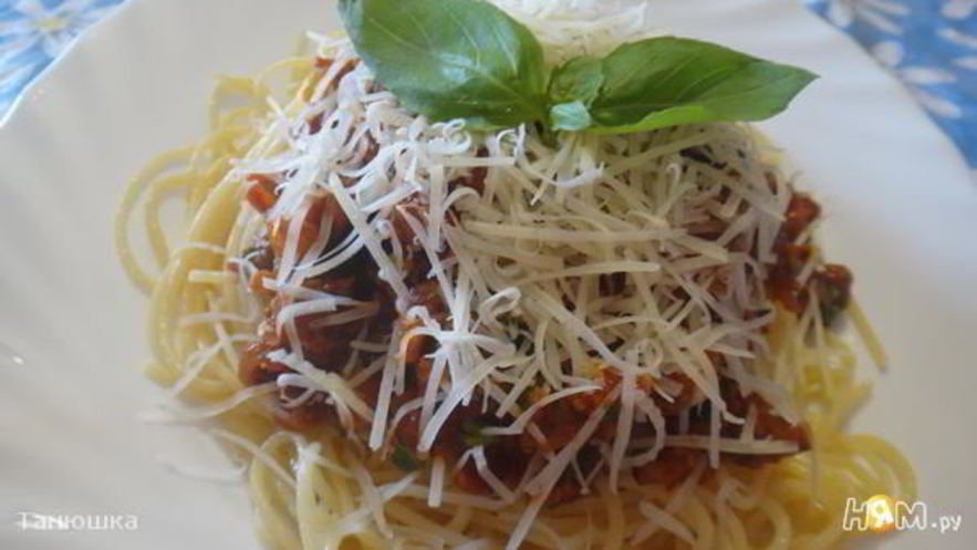 Рецепт пасты балоньезе