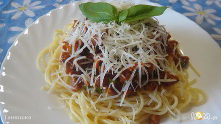 Рецепт пасты балоньезе