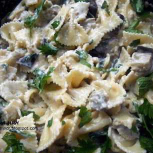 Рецепт Пасты с баклажанами и маскарпоне