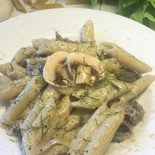 Рецепт Пасты с чесноком и грибами