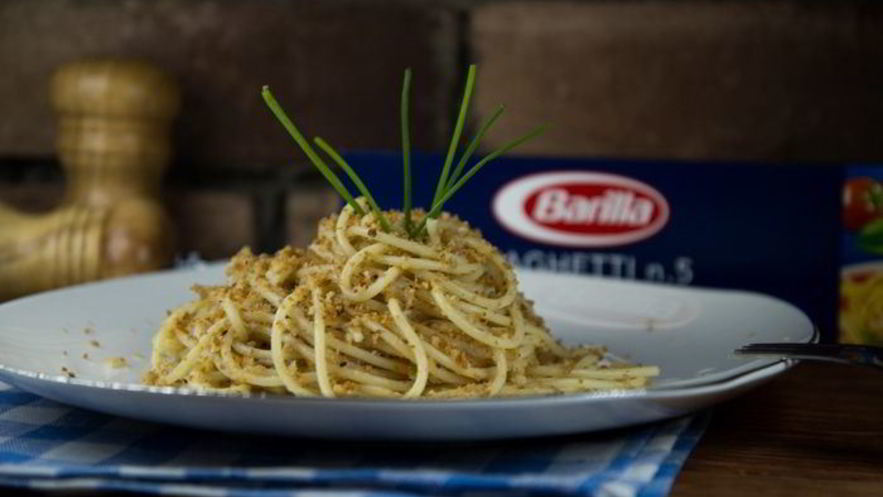 Рецепт пасты с хлебными крошками