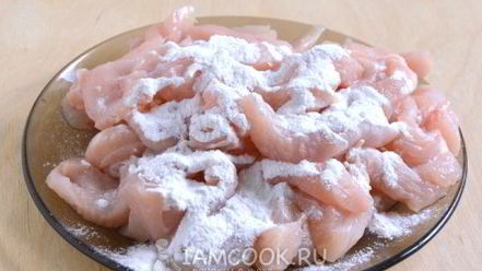 Рецепт пасты с курицей в сливочном соусе