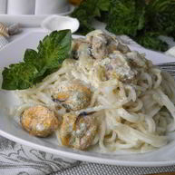 Рецепт Пасты с мидиями в сливочном соусе