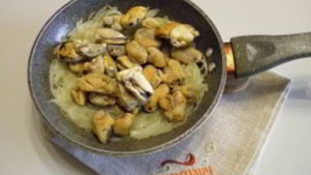 Рецепт пасты с мидиями в сливочном соусе