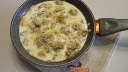 Рецепт пасты с мидиями в сливочном соусе