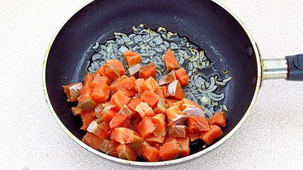 Рецепт пасты с рыбой в сливочном соусе