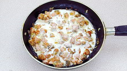 Рецепт пасты с рыбой в сливочном соусе