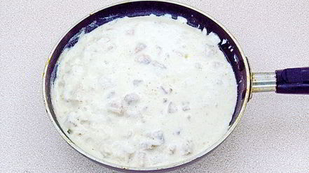 Рецепт пасты с рыбой в сливочном соусе