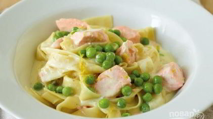 Рецепт Пасты с рыбой