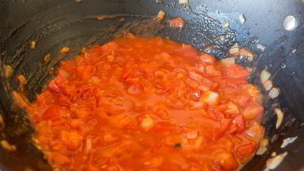 Рецепт пасты с соусом из курицы и баклажанов