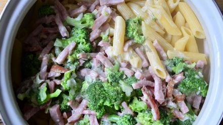 Рецепт пасты в сливочном соусе с брокколи