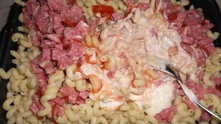 Рецепт пикантных макарон в духовке