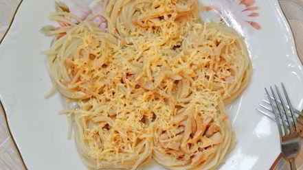 Рецепт сливочной пасты с кальмарами