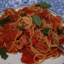 Рецепт Спагетти аль аматричиана