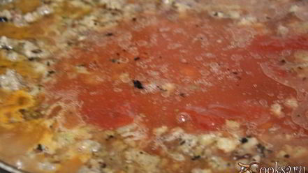 Рецепт спагетти с ароматным мясным соусом