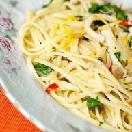 Рецепт Спагетти с кальмарами