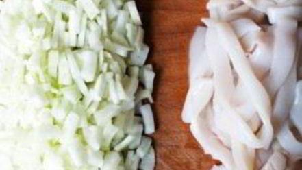 Рецепт спагетти с кальмарами